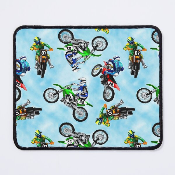 Item preview, Motocross Riders On Blue designed and sold by HarrioBend.