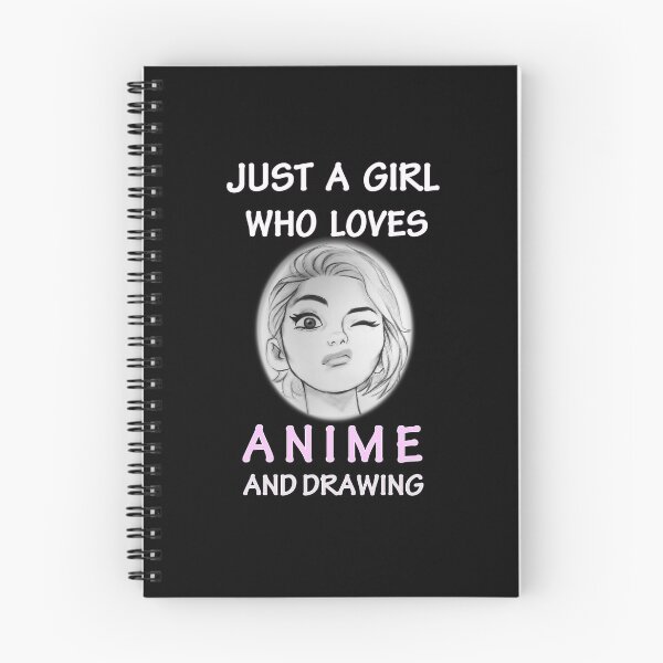 Item preview, Just A Girl Who Loves Anime and Drawing Japanese Cute Art designed and sold by smailjr.