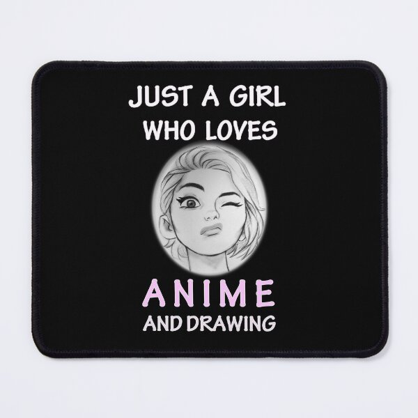 Item preview, Just A Girl Who Loves Anime and Drawing Japanese Cute Art designed and sold by smailjr.