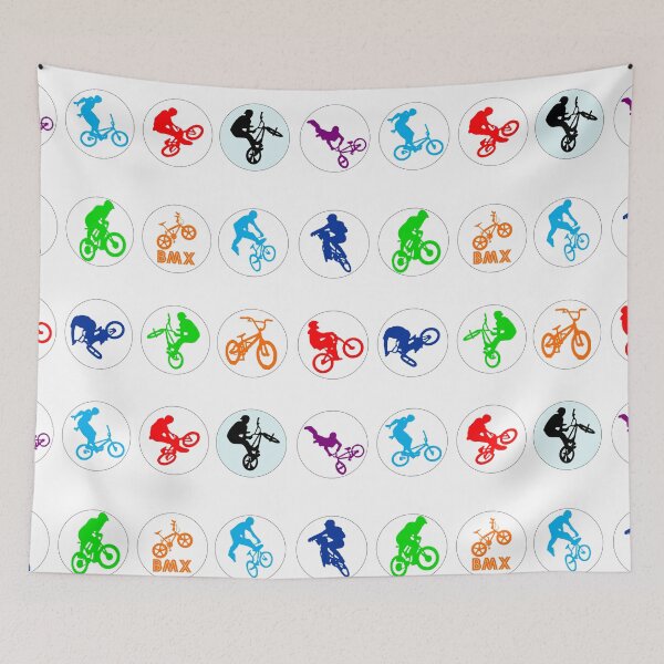 Item preview, Multicolored BMX Rider  designed and sold by HarrioBend.