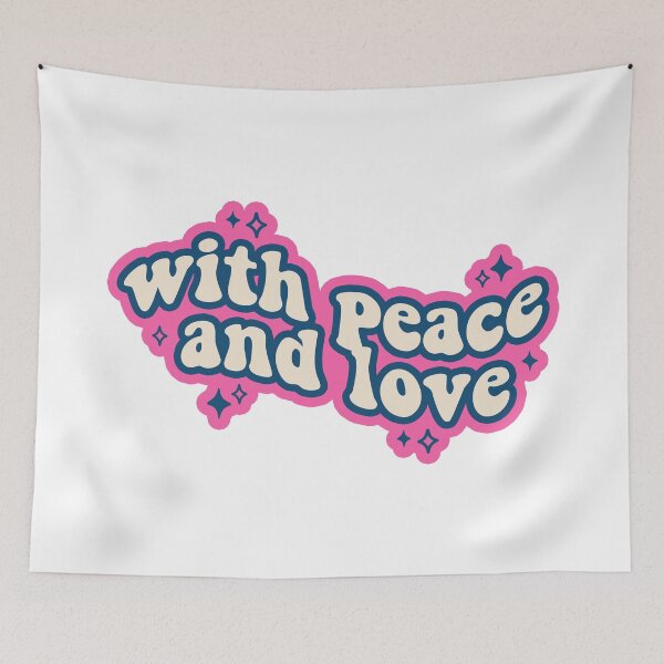 Item preview, with peace and love designed and sold by mynameisliana.