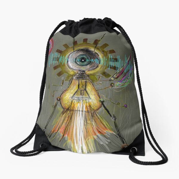 Aperçu de l'œuvre super-héros extraterrestre fantaisiste et mignon avec globe oculaire créée et vendue par Followthedon.