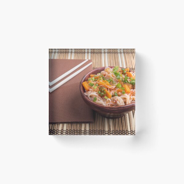 Item preview, One serving of rice vermicelli hu-teu with vegetables designed and sold by vladromensky.