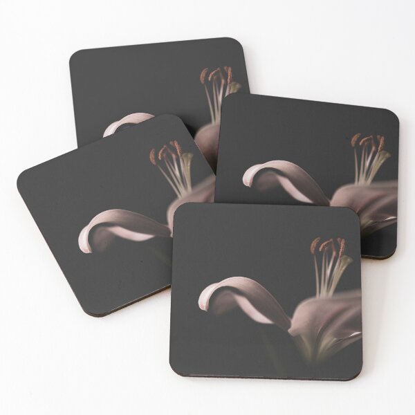 Item preview, Pink Lily on Black Background Fine Art  designed and sold by Lisa Thomas.