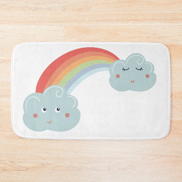 Item preview, cute rainbow and clouds designed and sold by fulbag588.