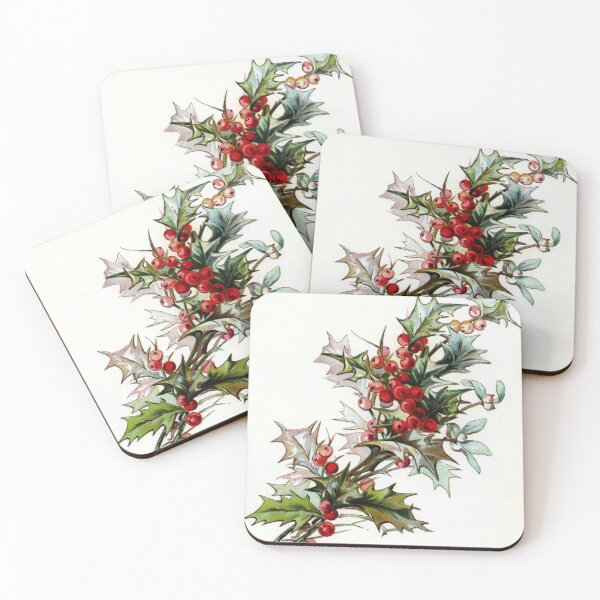 Item preview, Vintage Holly Berries designed and sold by SaraValor.