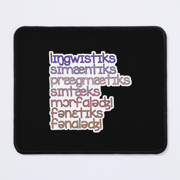 Item preview, IPA Linguistics Subfields designed and sold by jennamcasey.