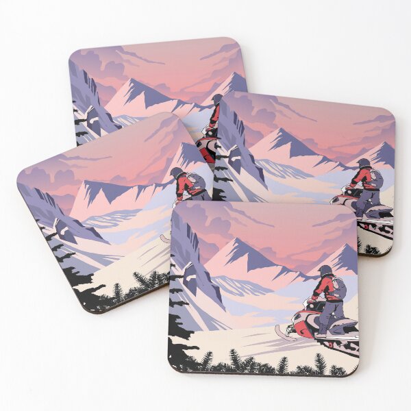 Item preview, Snowmobile Winter Mountain designed and sold by HarrioBend.