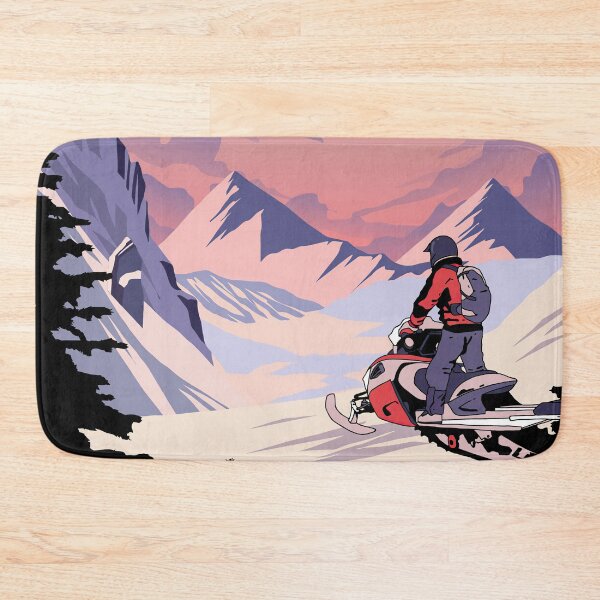 Item preview, Snowmobile Winter Mountain designed and sold by HarrioBend.