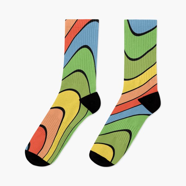 Item preview, Fun Wavy Retro 70s Colorful designed and sold by trajeado14.