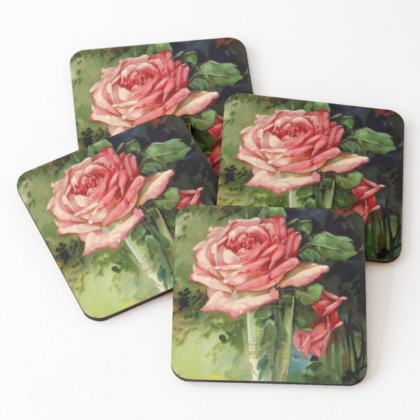 Item preview, Vintage Vase and Pink Roses designed and sold by SaraValor.