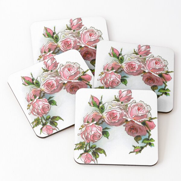 Item preview, Vintage Pink Rose Floral designed and sold by SaraValor.