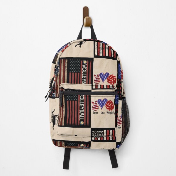 Item preview, Volleyball Vintage American Flag Plaid designed and sold by HarrioBend.