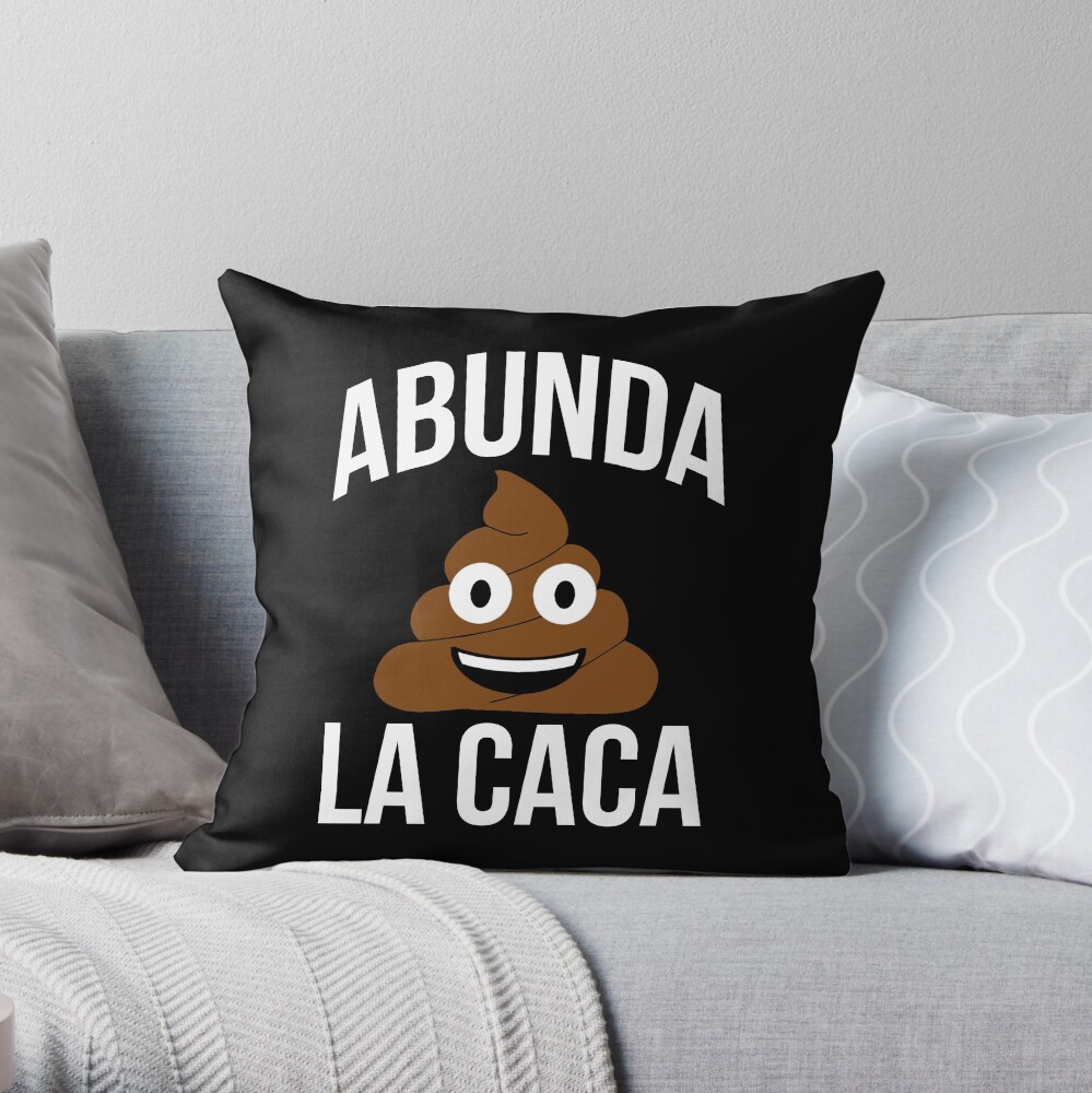 abunda-la-caca-meme-a-boom-de-la-caca-throw-pillow-for-sale-by