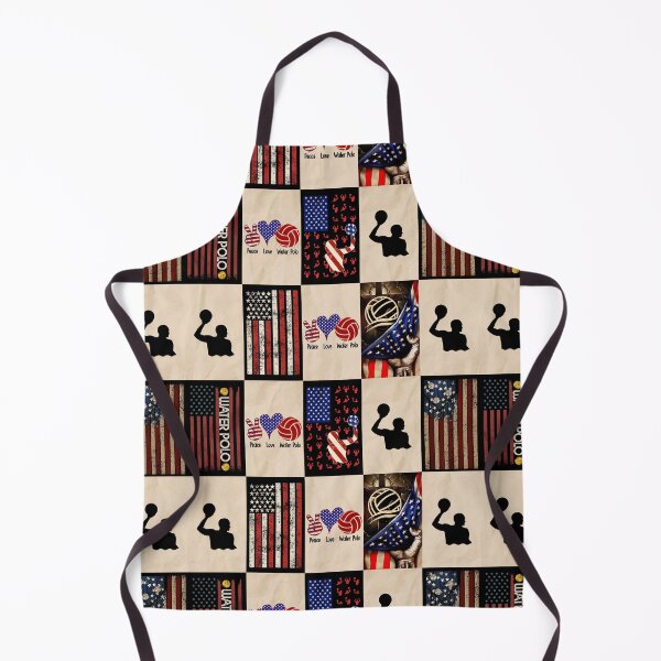 Artikelvorschau, Wasserball Vintage American Flag Plaid entworfen und verkauft von HarrioBend.