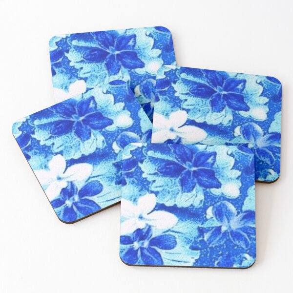 Item preview, Vintage Floral Violets White and Blue designed and sold by SaraValor.