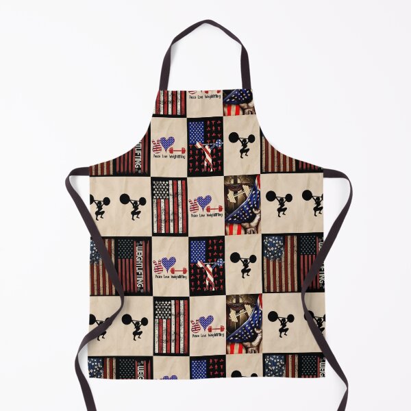 Artikelvorschau, Gewichtheben Vintage American Flag Plaid entworfen und verkauft von HarrioBend.