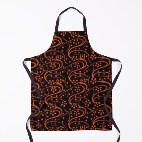 Item preview, Vintage Swirl Floral Orange and Black designed and sold by SaraValor.