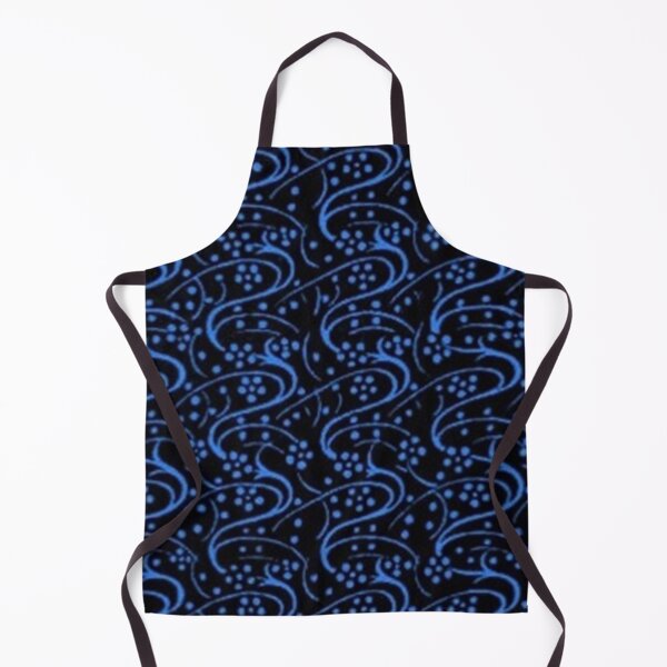 Item preview, Vintage Swirl Floral Blue and Black designed and sold by SaraValor.
