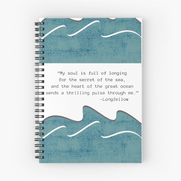 Item preview, Henry Wadsworth Longfellow | Poem | The Secret of the Sea designed and sold by WordsToArt.