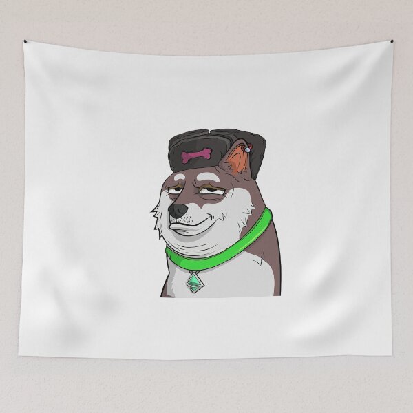Item preview, doggy#3632 Comic Dog  Dogecoin   designed and sold by PetTotem.