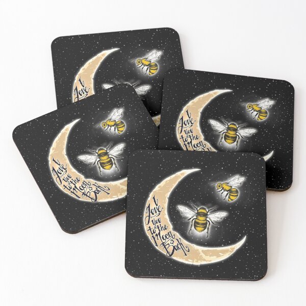 Item preview, Love You To The Moon And Back Bee designed and sold by MignonBeauty.