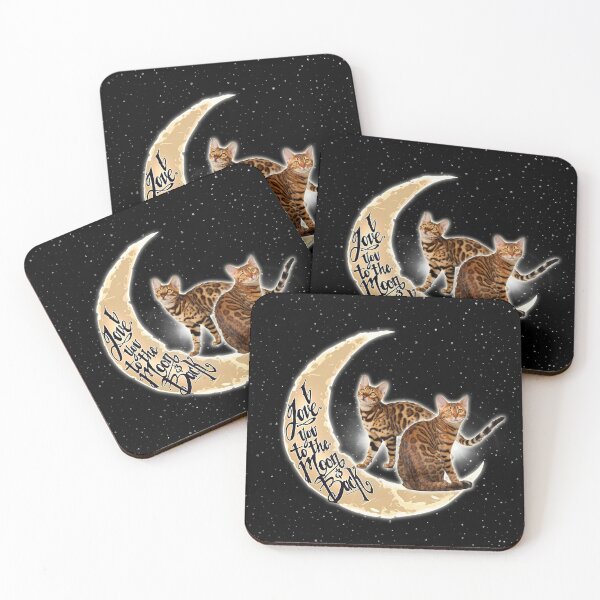 Item preview, Love You To The Moon And Back Bengal Cat designed and sold by MignonBeauty.