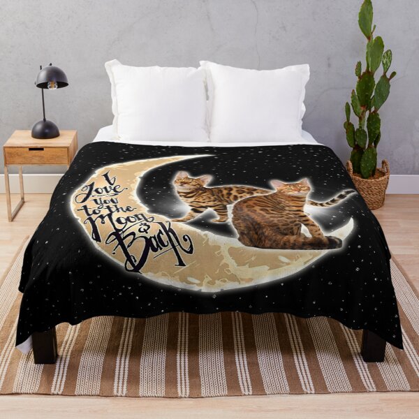 Item preview, Love You To The Moon And Back Bengal Cat designed and sold by MignonBeauty.