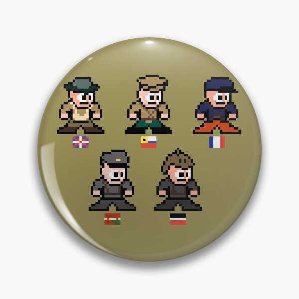 Item preview, WWI Pixel Art Axis and Allied Powers designed and sold by buttsmcgoo9.