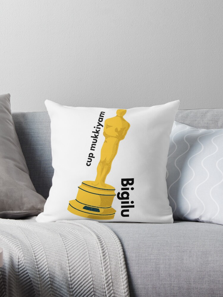 Cup Mukkiyam Bigilu Bigg Boss Telugu Designs Pillow