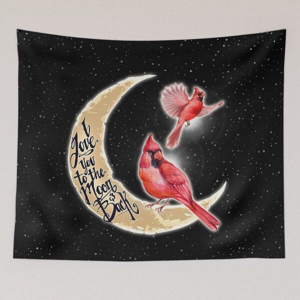 Item preview, Love You To The Moon And Back Cardinal designed and sold by MignonBeauty.