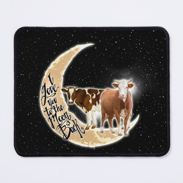 Item preview, Love You To The Moon And Back Cow designed and sold by MignonBeauty.