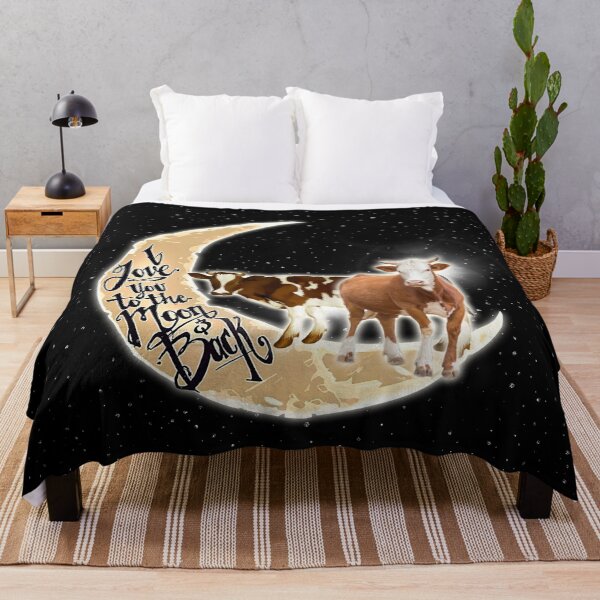 Item preview, Love You To The Moon And Back Cow designed and sold by MignonBeauty.
