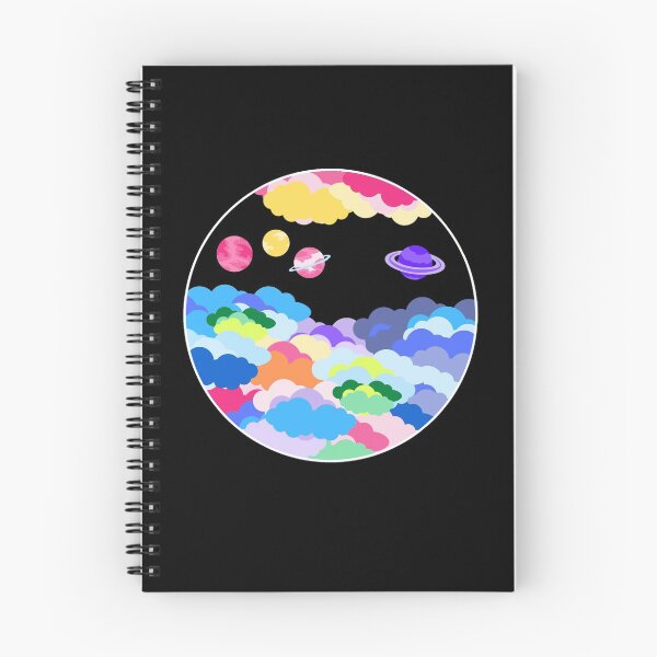 Item preview, Bright clouds and space planets - Colourful  designed and sold by LukjanovArt.