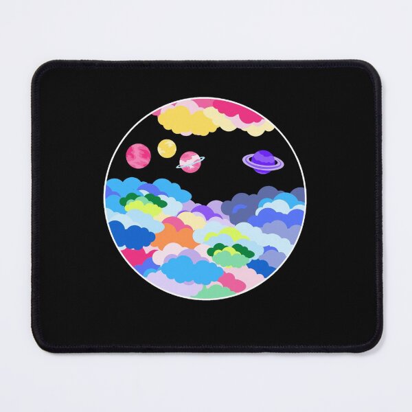 Item preview, Bright clouds and space planets - Colourful  designed and sold by LukjanovArt.