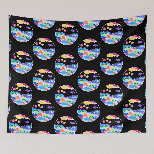 Item preview, Bright clouds and space planets - Colourful  designed and sold by LukjanovArt.