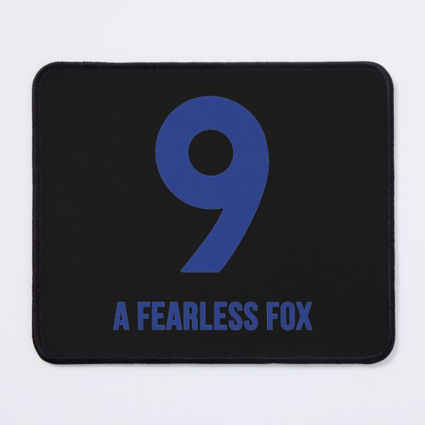 Item preview, Blue and White Foxes Football Number 9 Leicester English City designed and sold by PremierArt.