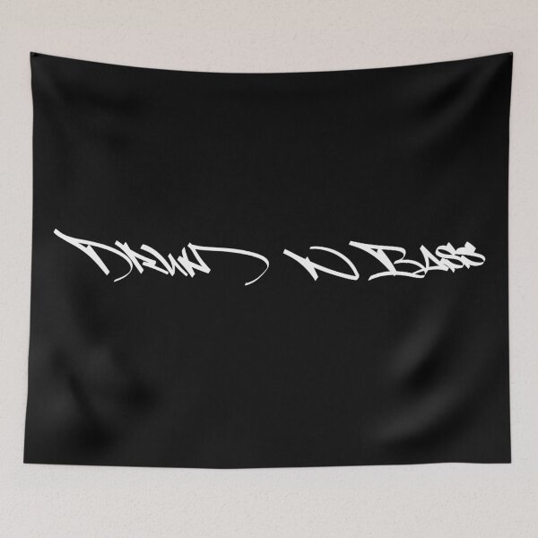 Item preview, Drum N Bass Graffiti Logo 1 White designed and sold by Drum N Bass Association.