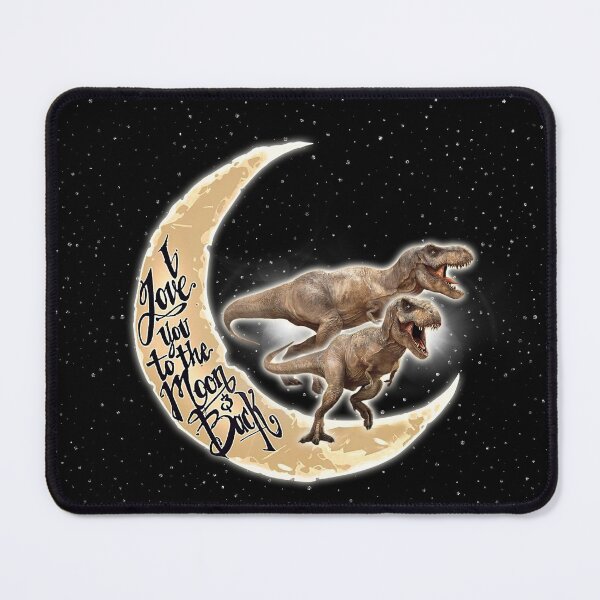 Item preview, Love You To The Moon And Back Dinosaur designed and sold by MignonBeauty.