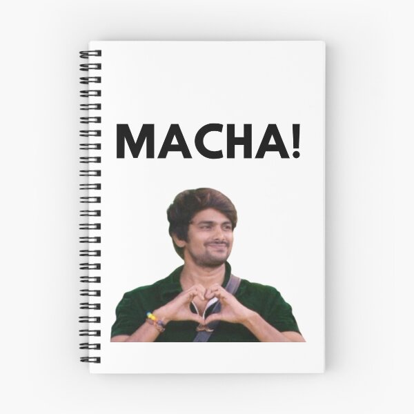 Item preview, VJ Sunny Macha! - Bigg Boss Telugu Designs designed and sold by SD Studios.