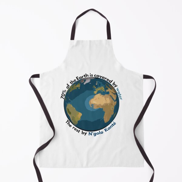Item preview, 70 of the Earth is covered by water, the rest by N_golo Kanté designed and sold by PremierArt.
