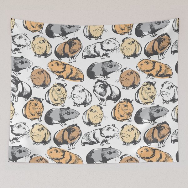 Item preview, Cute Guinea Pigs Sketches  designed and sold by MignonBeauty.