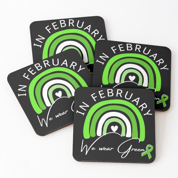 Item preview, In February We Wear Green Gallbladder Cancer Awareness Month designed and sold by MiJeDesigns.