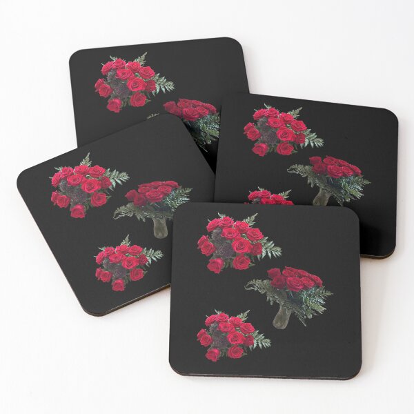 Item preview, Red Rose Bouquet Flowers Sticker Pack designed and sold by Crafty-Mornings.