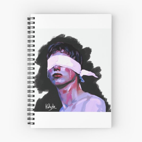 Item preview, Blindfolded Man Portrait designed and sold by KalenaDraws.