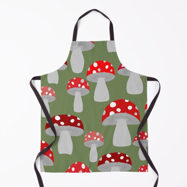 Item preview, Wild Red Mushrooms Seamless Pattern designed and sold by silviaol.