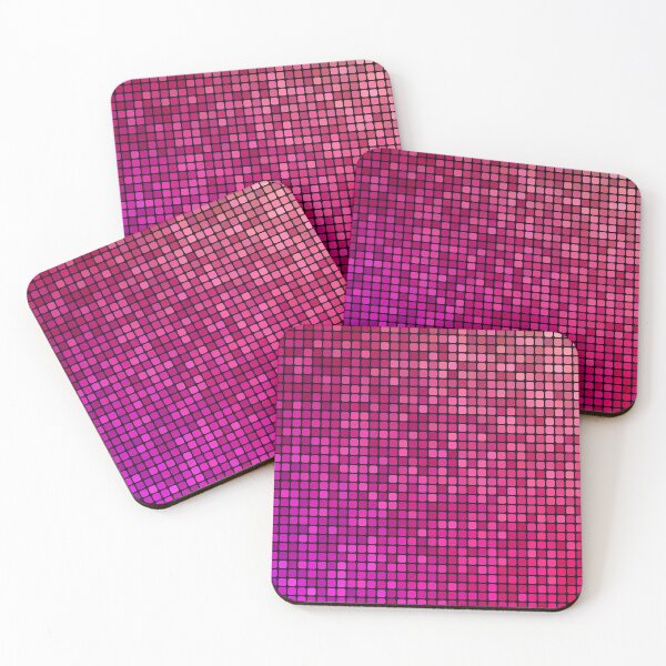 Item preview, Hot Pink Glitter Grid Design designed and sold by DeYoungFashion.