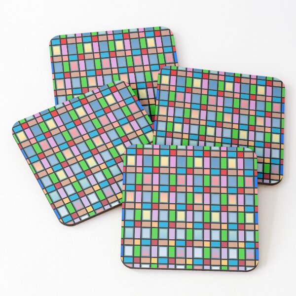 Item preview, Square and Rectangle Alternating Abstract Pattern no. 10 designed and sold by Neil Feigeles.