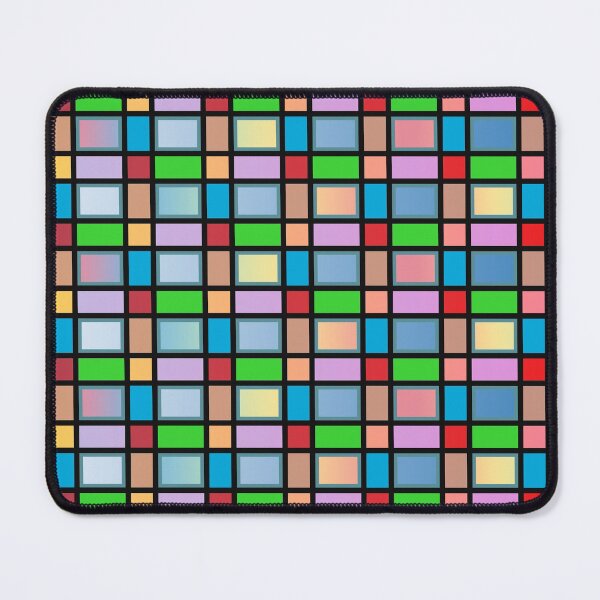 Item preview, Square and Rectangle Alternating Abstract Pattern no. 10 designed and sold by Neil Feigeles.