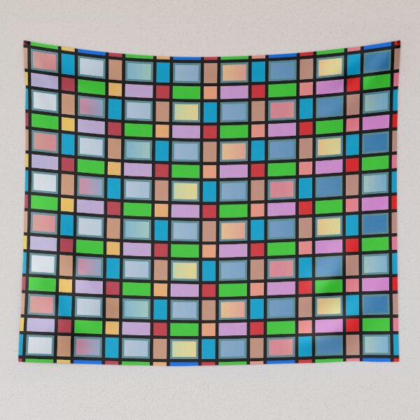 Item preview, Square and Rectangle Alternating Abstract Pattern no. 10 designed and sold by Neil Feigeles.